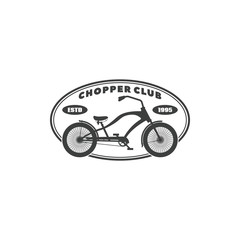 Vector illustration of the logo "Chopper club".