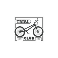 Vector illustration of the logo "Trial club".