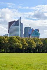 Fototapeta premium Modern buildings of den Hague
