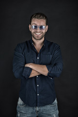Fototapeta premium Young handsome businessmen