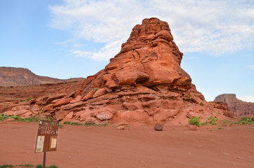 Chickens Corner off-road trail near Moab, Utah