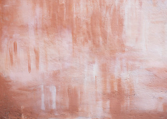 Grunge beige painted wall texture background