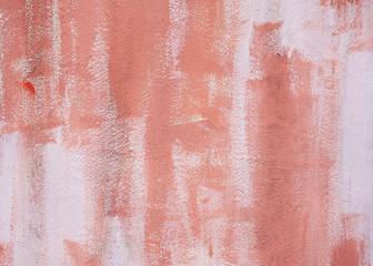 Fototapeta premium Grunge pink painted wall texture background