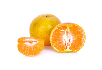 orange on white background