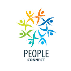 vector logo people