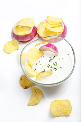 Chips and sour creme