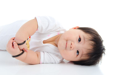 Obraz na płótnie Canvas Lovely asian baby
