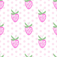 Strawberrys seamless background.
