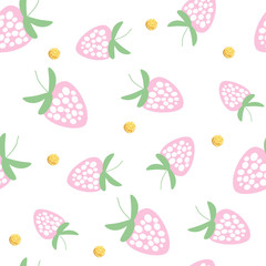 Strawberrys seamless background.
