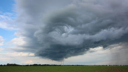 impending squall with rain,approaching storm