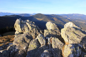Felsen und Berggipfel in der Weststeiermark