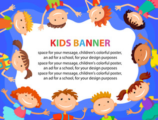 Summer poster. Vector illustration.