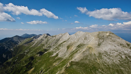 Fototapeta na wymiar Koncheto peaks in Pirin. Bulgaria