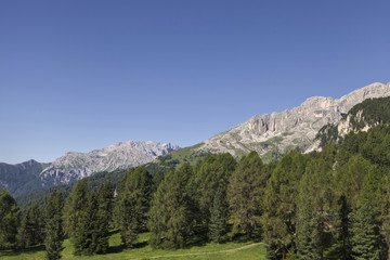 Fototapeta premium Rosengarten in Suedtirol