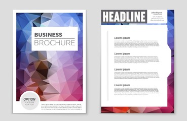 Abstract vector layout background set. For art template design, list, front page, mockup brochure theme style, banner, idea, cover, booklet, print, flyer, book, blank, card, ad, sign, sheet,, a4.