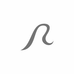 R Initial Logo Vector