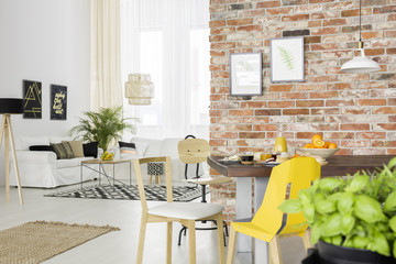 Apartment with open living room