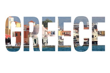 Obraz premium Greece sign