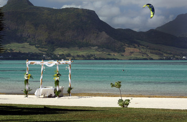Hochzeit am Strand von Mauritius