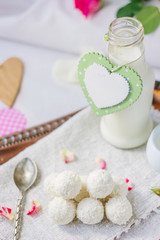 Breakfast in bed on Valentine's day