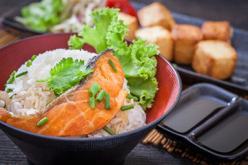 Teriyaki salmon