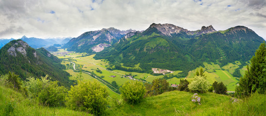 panorama of germany alps mountain