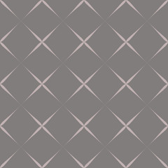 Seamless pattern violet elements on grey background