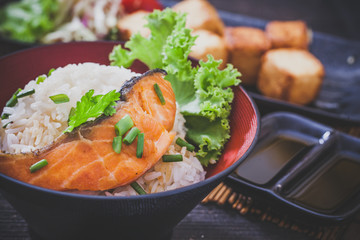 Teriyaki salmon