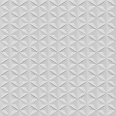 Seamless white wall star shaped vector pattern.