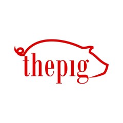 Pig Pork Icon Logo Vector