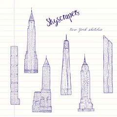 Background with Skyscrapers