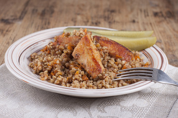 Buckwheat with chicken
