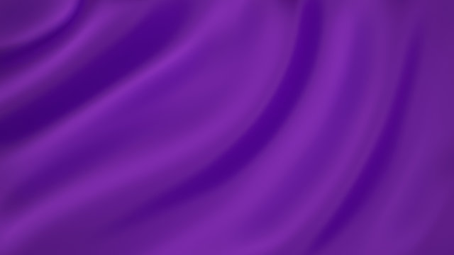 Purple, violet, lilac drapery fabric flag. 3d illustration, 3d r