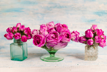 Fototapeta premium Flowers Background - Copy space for your Text - Natural Beauty Concept - Pastel Colors