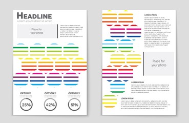 Abstract vector layout background set. For art template design, list, front page, mockup brochure theme style, banner, idea, cover, booklet, print, flyer, book, blank, card, ad, sign, sheet,, a4.