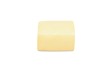 fresh butter isolated on white background