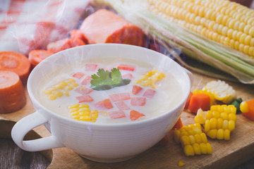 Corn soup