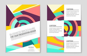 Abstract vector layout background set. For art template design, list, front page, mockup brochure theme style, banner, idea, cover, booklet, print, flyer, book, blank, card, ad, sign, sheet,, a4.