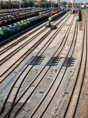 Fototapeta premium Railway depot