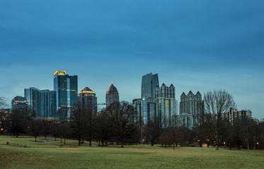 Fototapeta premium Midtown Atlanta before dawn