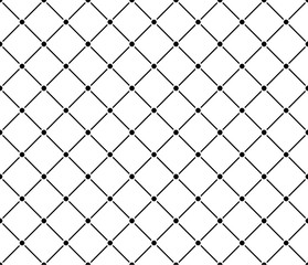 Vector seamless pattern. Repeating geometric tiles with rhombuses