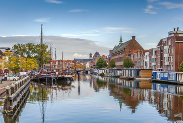 Fototapeta na wymiar Galgewater, Leiden, Netherlands