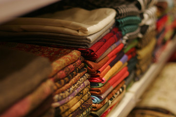 colored fabrics typical Turkey