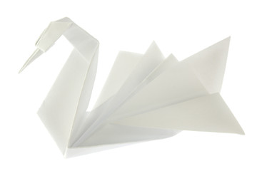 Fototapeta premium Swan of origami