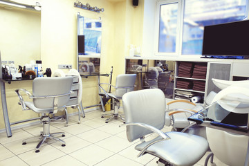 Interior of a beauty salon
