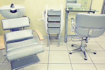 Interior of a beauty salon