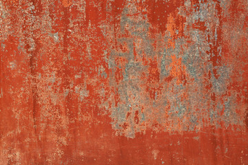 Obraz premium Grunge red brown old painted wall background