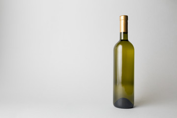 Wine bottle on background - Mock-up