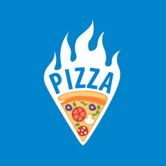 pizza vector logo