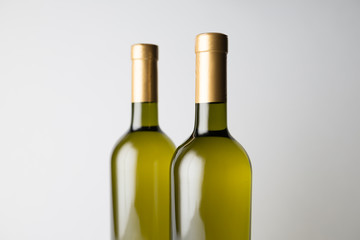 Close-up of two bottles